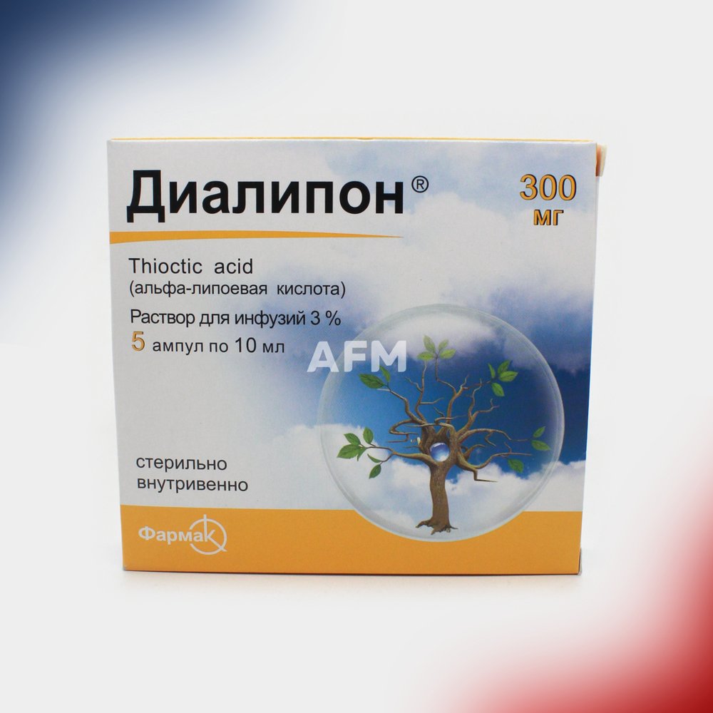 Диалипон р-р.д/инф 3% 10мл №5