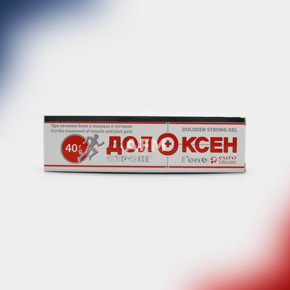 Долоксен стронг гель 5% 40г